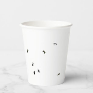 Ameisen und Fliegen Pappbecher
