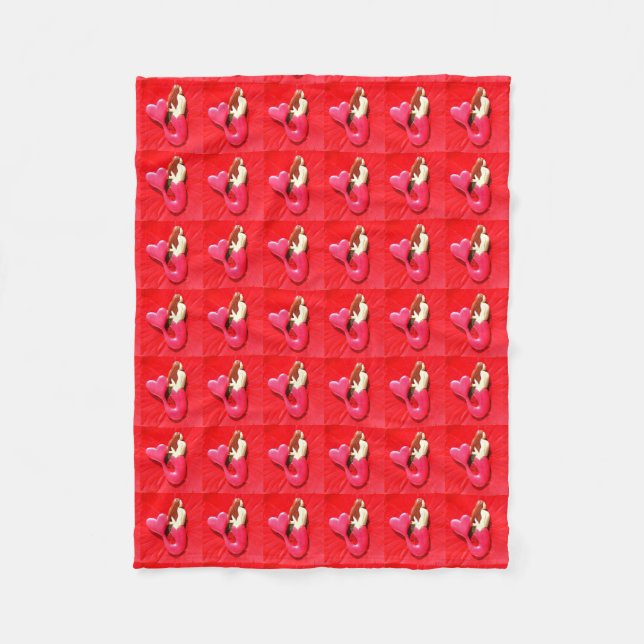 Ameisenmännchen Fleecedecke (Vorderseite)