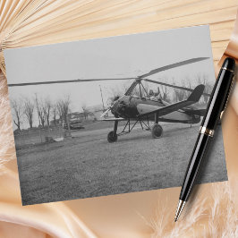 Amelia Earhart Black White Photo Aviation Vintage Postkarte