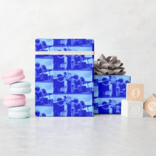 Amelia Earhart Digital Art Blue Tint Geschenkpapier