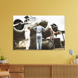 Amelia Earhart Lockheed Model 10 Electra 1937 Rema Leinwanddruck