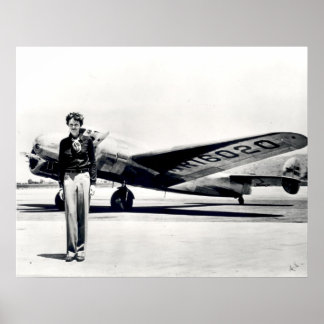 Amelia Earhart Poster