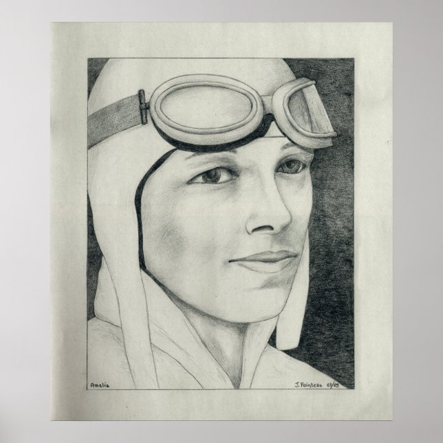 Amelia Earhart Poster (Vorne)