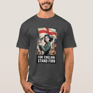 Amelia England UK St George Flag Patriottisches T- T-Shirt