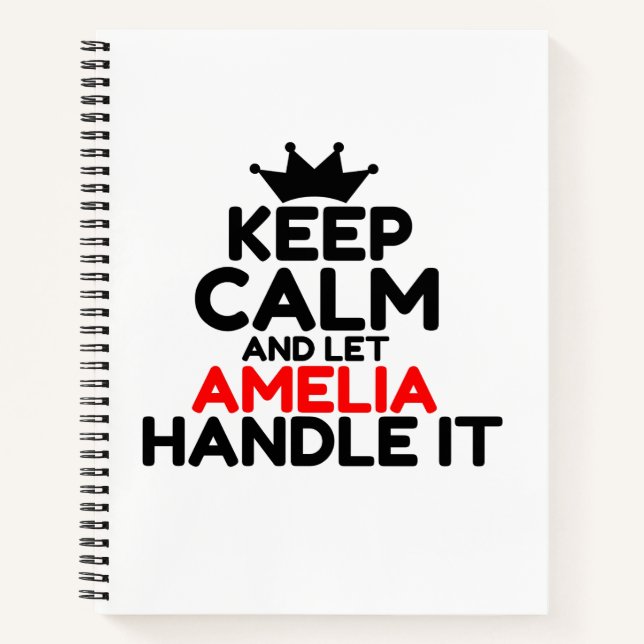AMELIA HANDLE IT NOTIZBUCH (Vorderseite)