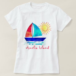 Amelia Insel Florida Urlaub Wassersportler T-Shirt