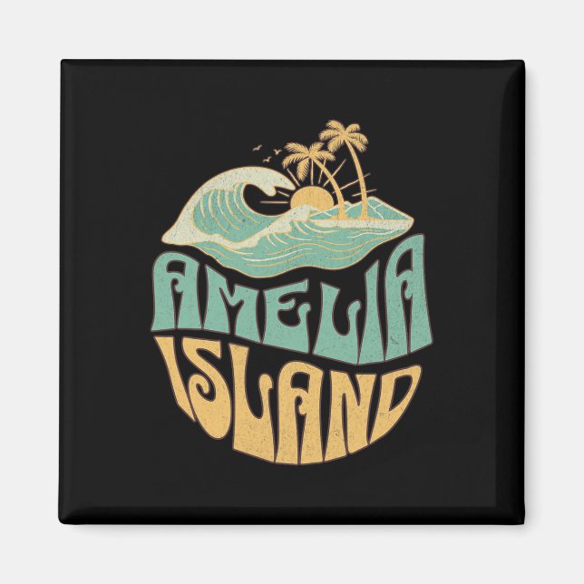 Amelia Island _4  Magnet (Vorne)