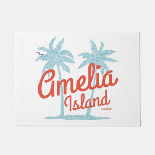 Amelia Island Florida Coral Beach Souvenir Fußmatte