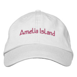 Amelia Island Florida Embroidered Hat Bestickte Baseballkappe