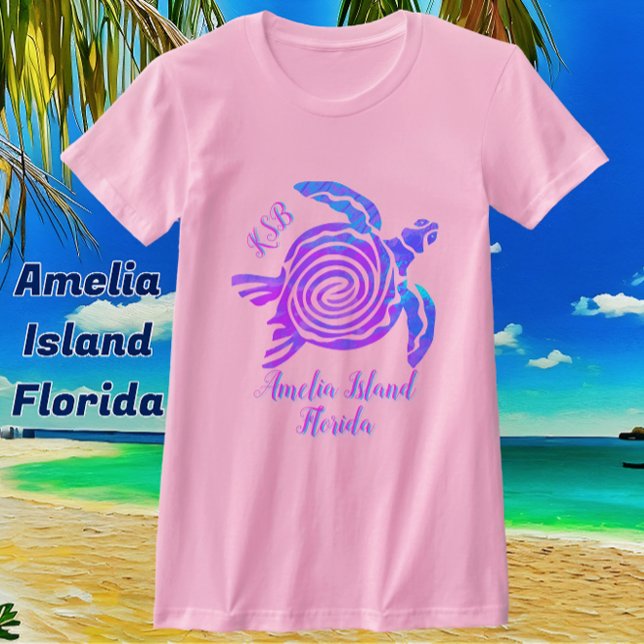 Amelia Island Florida Sea Turtle T - Shirt (Von Creator hochgeladen)