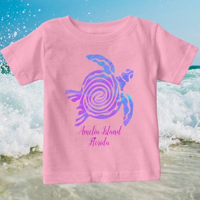 Amelia Island Florida Sea Turtle T - Shirt (Von Creator hochgeladen)