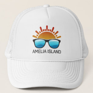 Amelia Island Florida Sonnenbrille Truckerkappe