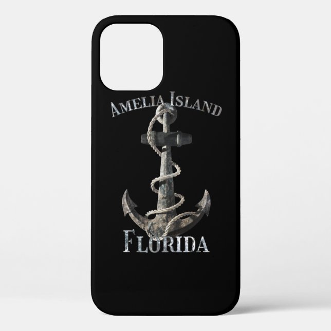 Amelia Island Florida Vacation Nautical Anchor Sai Case-Mate iPhone Hülle (Rückseite)
