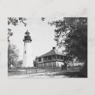 Amelia Island Leuchtturm Postkarte