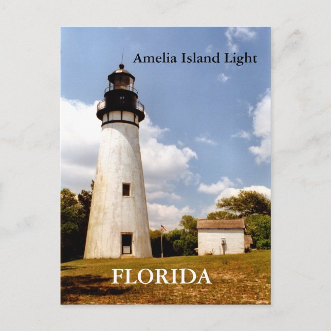Amelia Island Light, Florida Postcard Postkarte (Vorderseite)