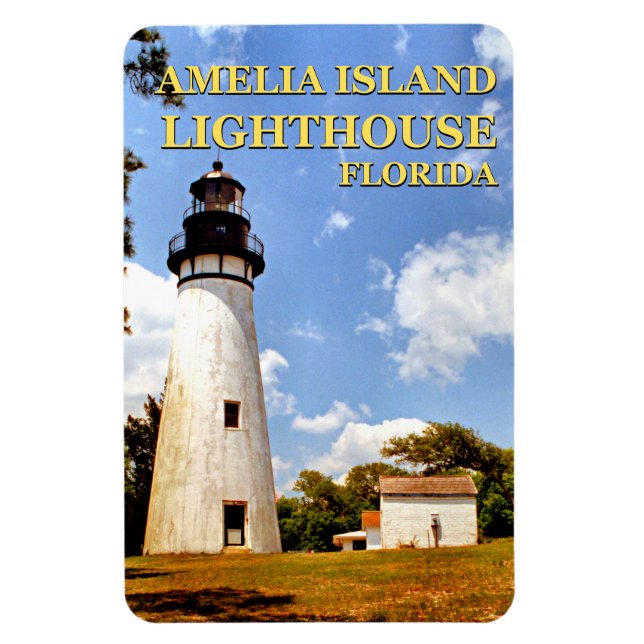 Amelia Island Lighthouse, Florida Flexi Magnet (Vertikal)
