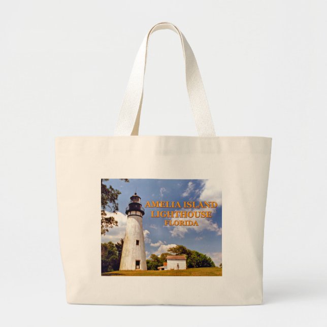 Amelia Island Lighthouse, Florida Jumbo Tote Bag Jumbo Stoffbeutel (Vorne)