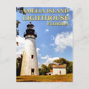 Amelia Island Lighthouse, Florida Postcard Postkarte