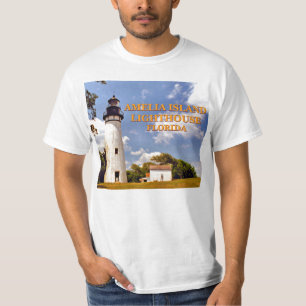 Amelia Island Lighthouse, T - Shirt Florida
