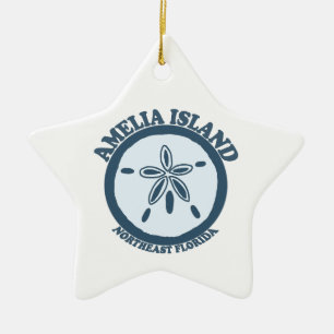 Amelia Island - Sand-Dollar Keramikornament