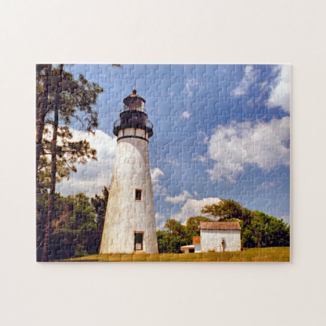 Amelia- Islandleuchtturm, Puzzle Floridas (Horizontal)