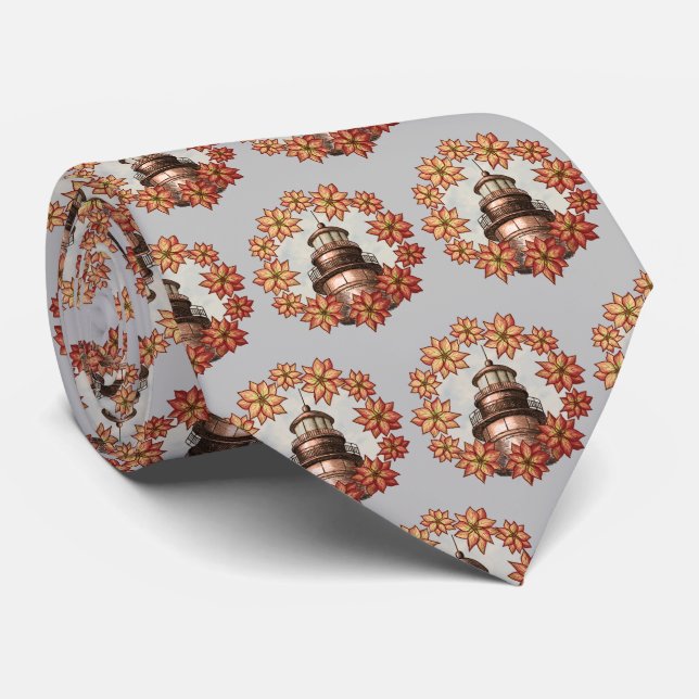 Amelia Lighthouse Krawatte (Gerollt)