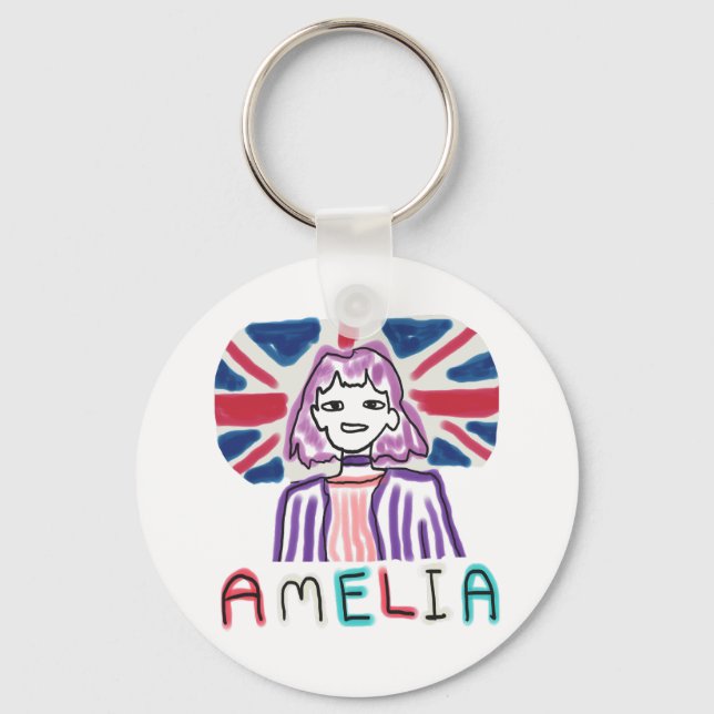 Amelia Prevent Wege Schlüsselanhänger (Vorderseite)