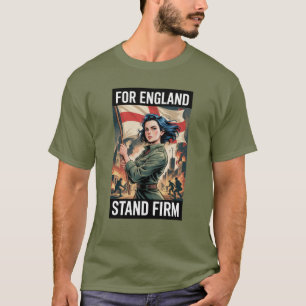 Amelia St George Flag UK England Patriotisches T-S T-Shirt