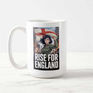 Amelia UK England Patriotische St. Georgsflagge Kaffeetasse