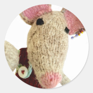 Amelias Phantastische Abenteuer-Aufkleber Runder Aufkleber