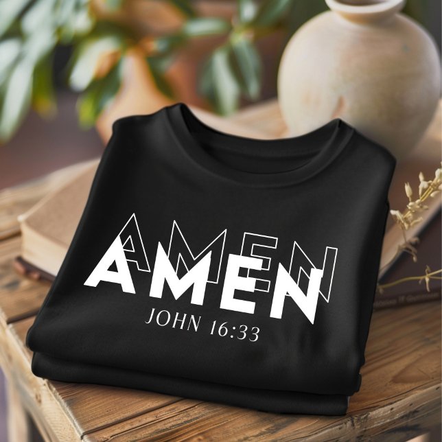 Amen für Männer und Frauen Christlicher T - Shirt (Von Creator hochgeladen)