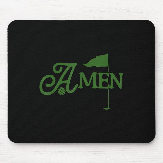 Amen Master Golf Azalea Turnier Rosa Golfspielen Mousepad (Vorne)