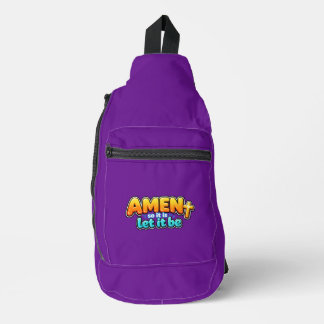 Amen - so sei es - so soll es sein crossbody bag