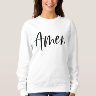 Amen Spiritual Ladys Comfy Soft Sweatshirt
