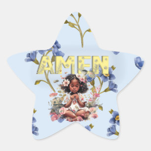 "Amen" Stern-Aufkleber