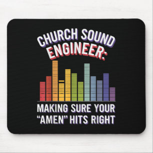 Amen trifft die richtige Aufnahme Technischer Musi Mousepad