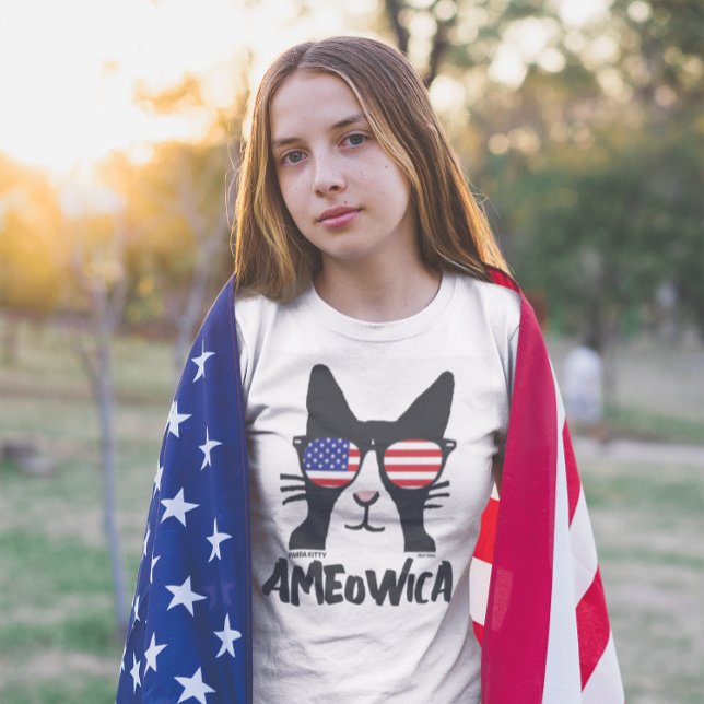 AMEOWICA tuxedo Cat T - Shirt, Girls Ladys T-Shirt (Von Creator hochgeladen)