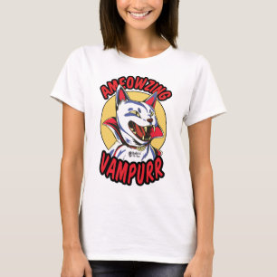 Ameowzing Vampurr Women White T-Shirt