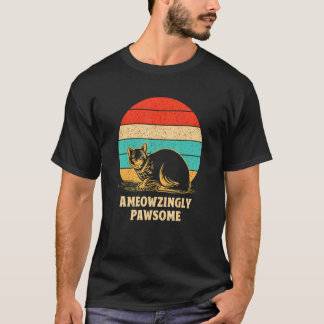 Ameowzingly großartige Katzenmutter Motivationszit T-Shirt
