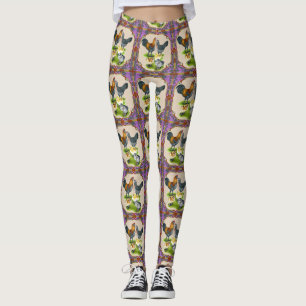 Ameraucana-Familie gerahmt Leggings