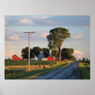 Ameriana Farm & Barns Foto Poster