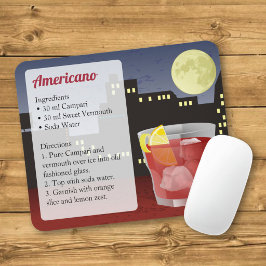 Ameriano-Rezept-Karte Mousepad