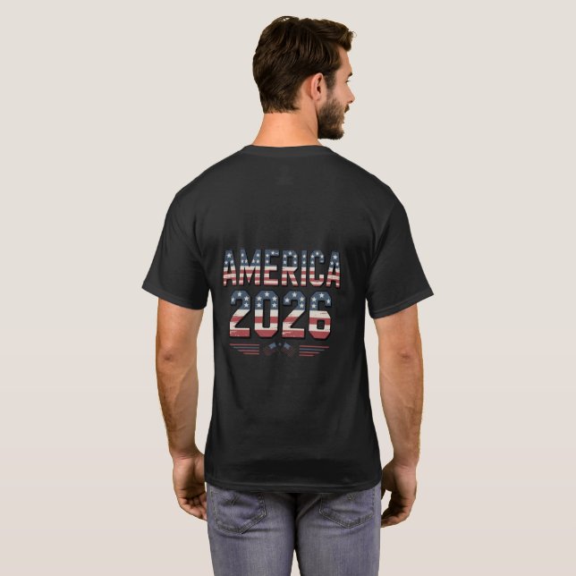 AMERICA2026 T-Shirt (Schwarz voll)