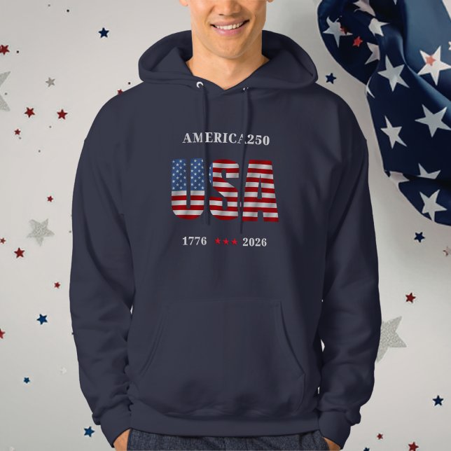 AMERICA250 1776-2026 Feierlichkeiten Hoodie (AMERICA250 1776-2026 Celebration Hoodie - Mens)