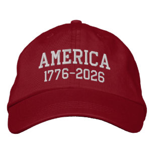 America 1776-2026 50. Geburtstag Bestickte Mütze Baseballkappe