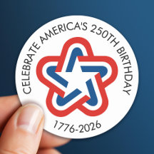 America 250 - 1776-2026 Vintag Star Design