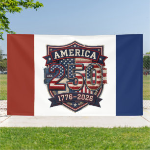 America 250 – 250 Jahre Freiheit feiern Banner