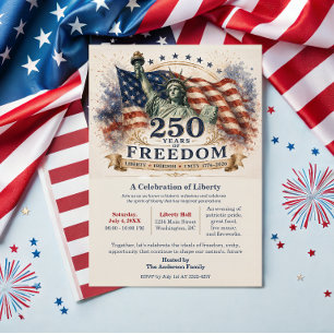 America 250 – 250 Jahre Freiheit Unabhängigkeit Da Save The Date