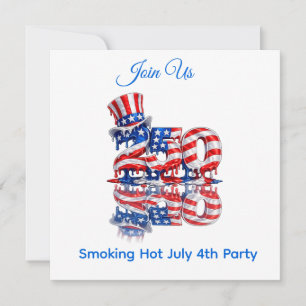 America 250 4. Juli Schlüsselanhänger Save The Date