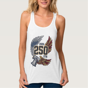 America 250 Adlerflügel 2026 Patriotisches Design_ Tank Top